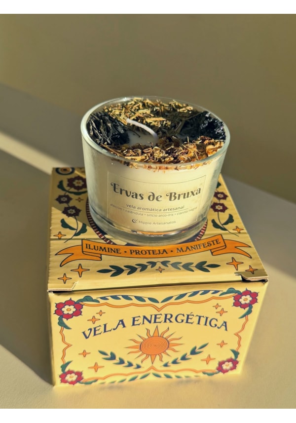 Vela Energética Ervas de Bruxa