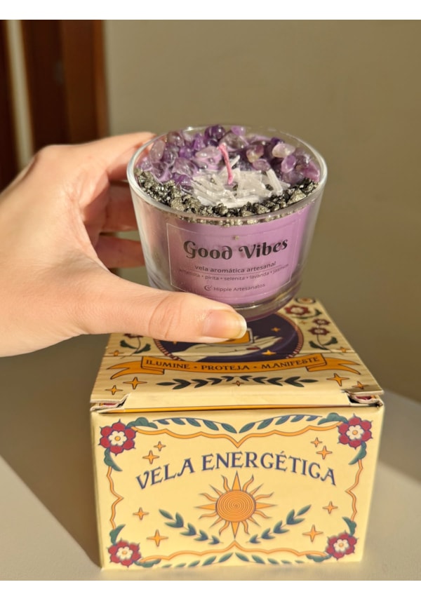 Vela Energética Good Vibes