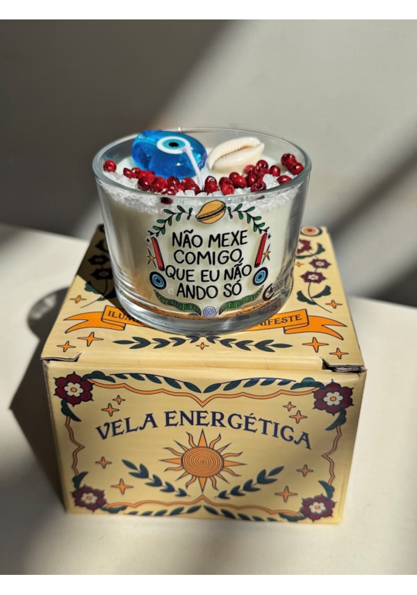 Vela Energética Não Ando Só - Búzio e Olho Grego