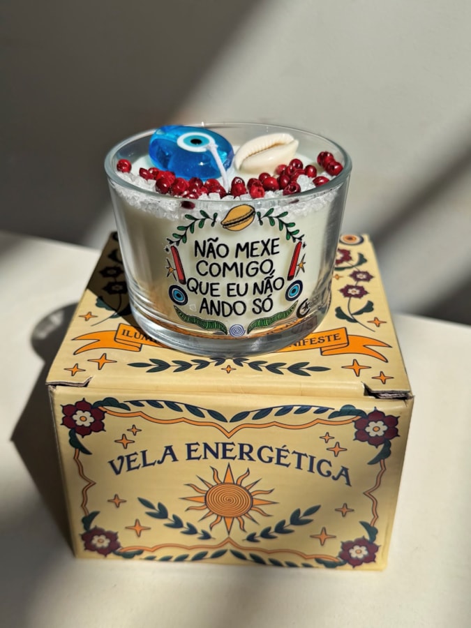 Vela Energética Não Ando Só - Búzio e Olho Grego — imagem 1