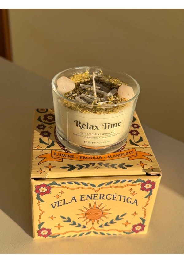 Vela Energética Relax Time