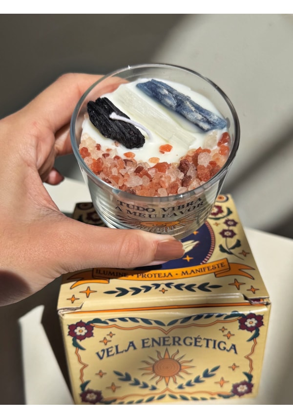 Vela Energética Tudo Vibra a Meu Favor