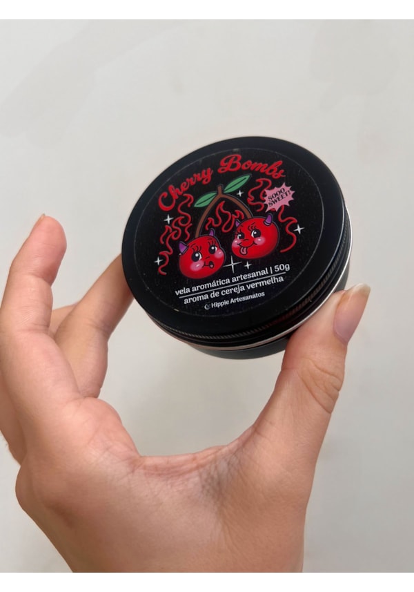 Vela na Lata Cherry Bombs 50g