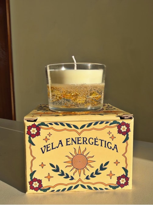 Vela Ouro 18k - Sândalo